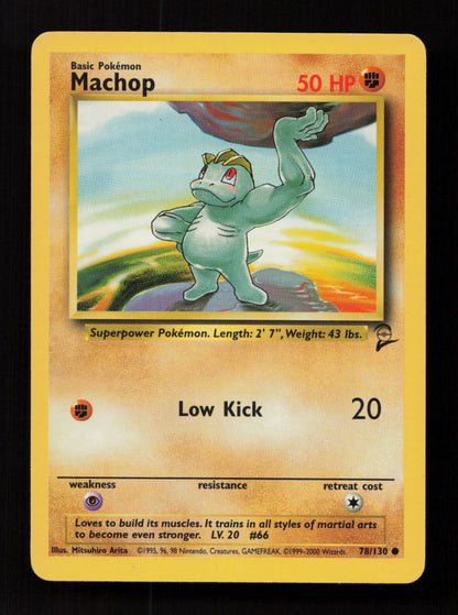 Machop 078/130 - Common - Base Set 2