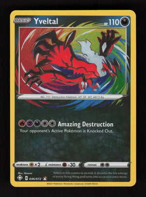 Yveltal 046/072 - Amazing Rare - Shining Fates 