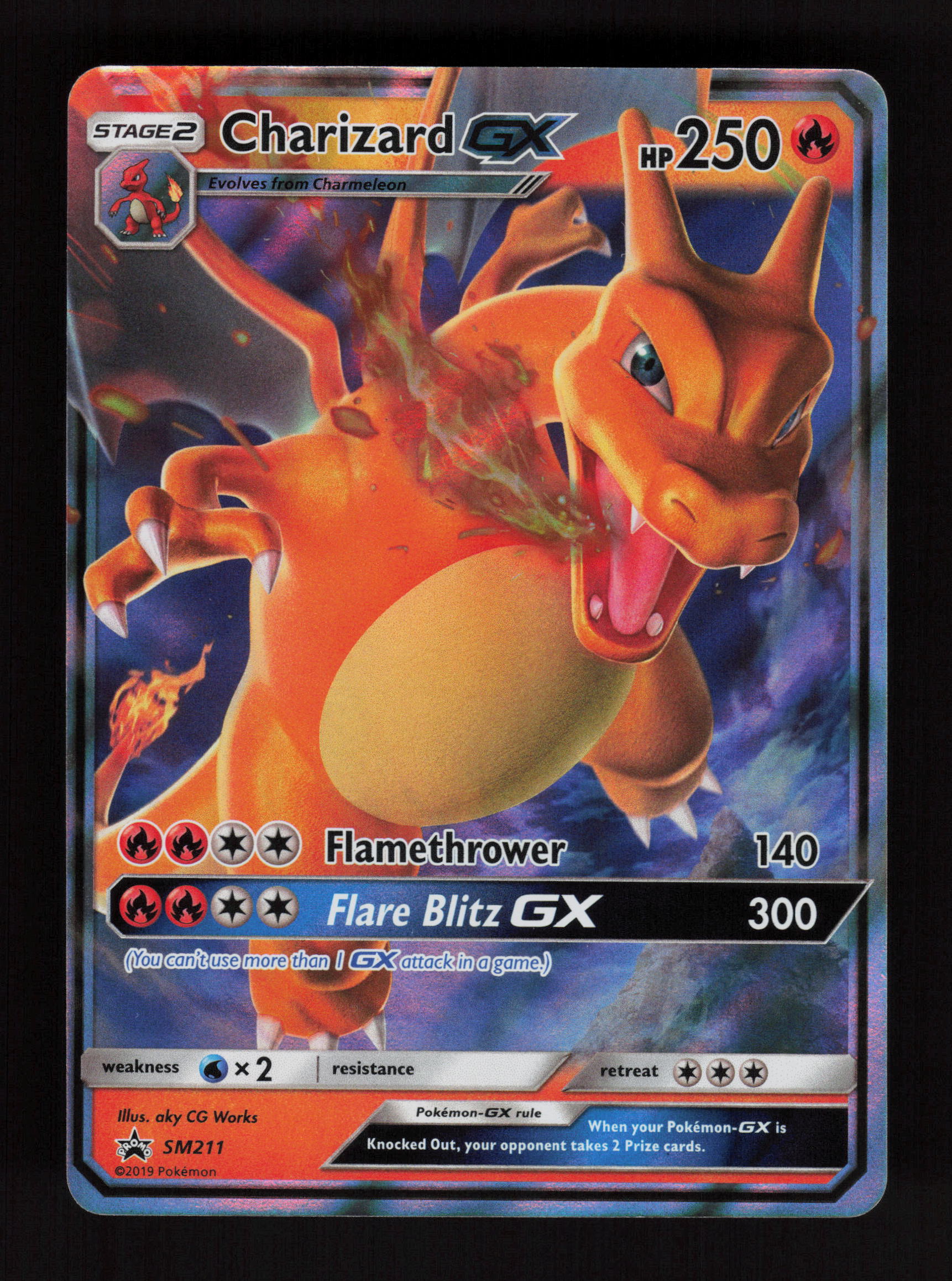 Charizard GX - Promo SM Promos SM211 NM