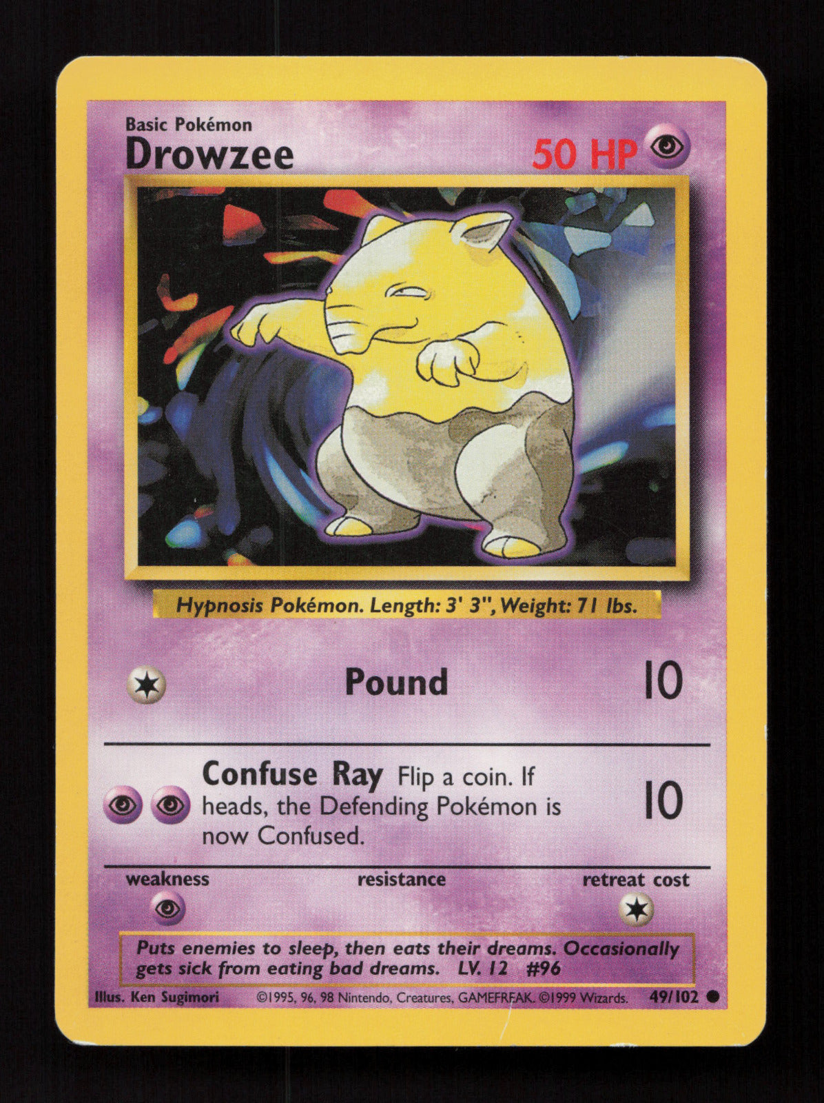 Drowzee 049/102 - Common - Base Set