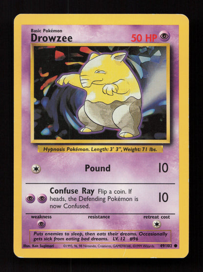 Drowzee 049/102 - Common - Base Set