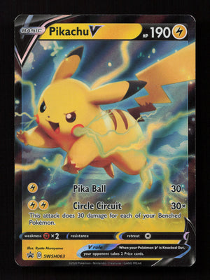 Pikachu V - SWSH063 - Promo - SWSH: Sword & Shield Promo Cards