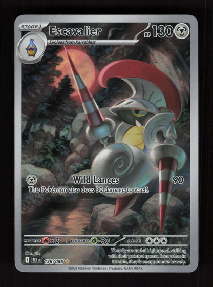 Escavalier 138/086 - Illustration Rare - SV: Black Bolt 