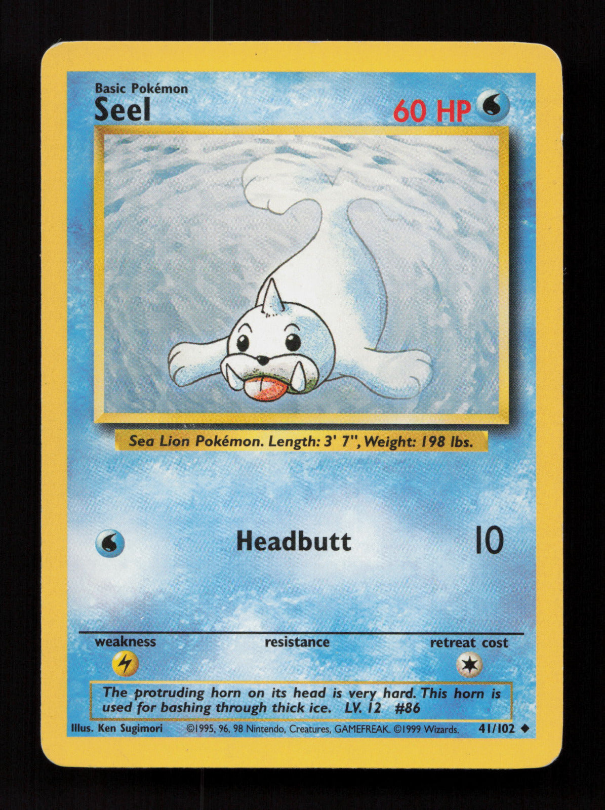 Seel 041/102 - Uncommon - Base Set