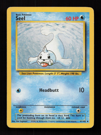 Seel 041/102 - Uncommon - Base Set