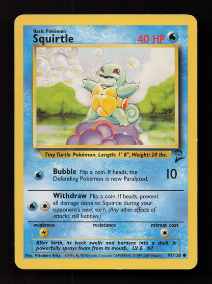 Squirtle 093/130 - Common - Base Set 2
