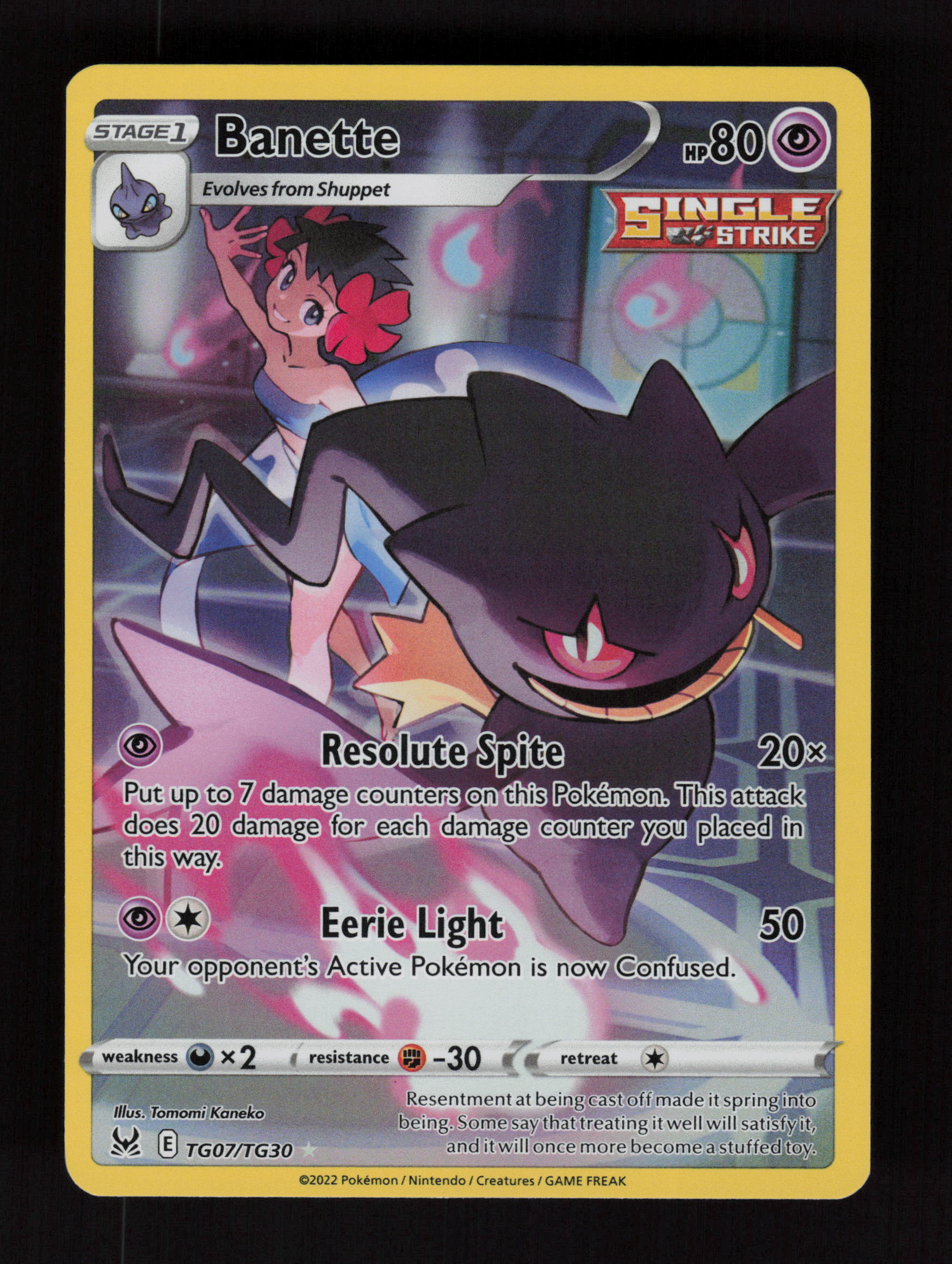 Banette TG07/TG30 - Ultra Rare - Lost Origin Trainer Gallery
