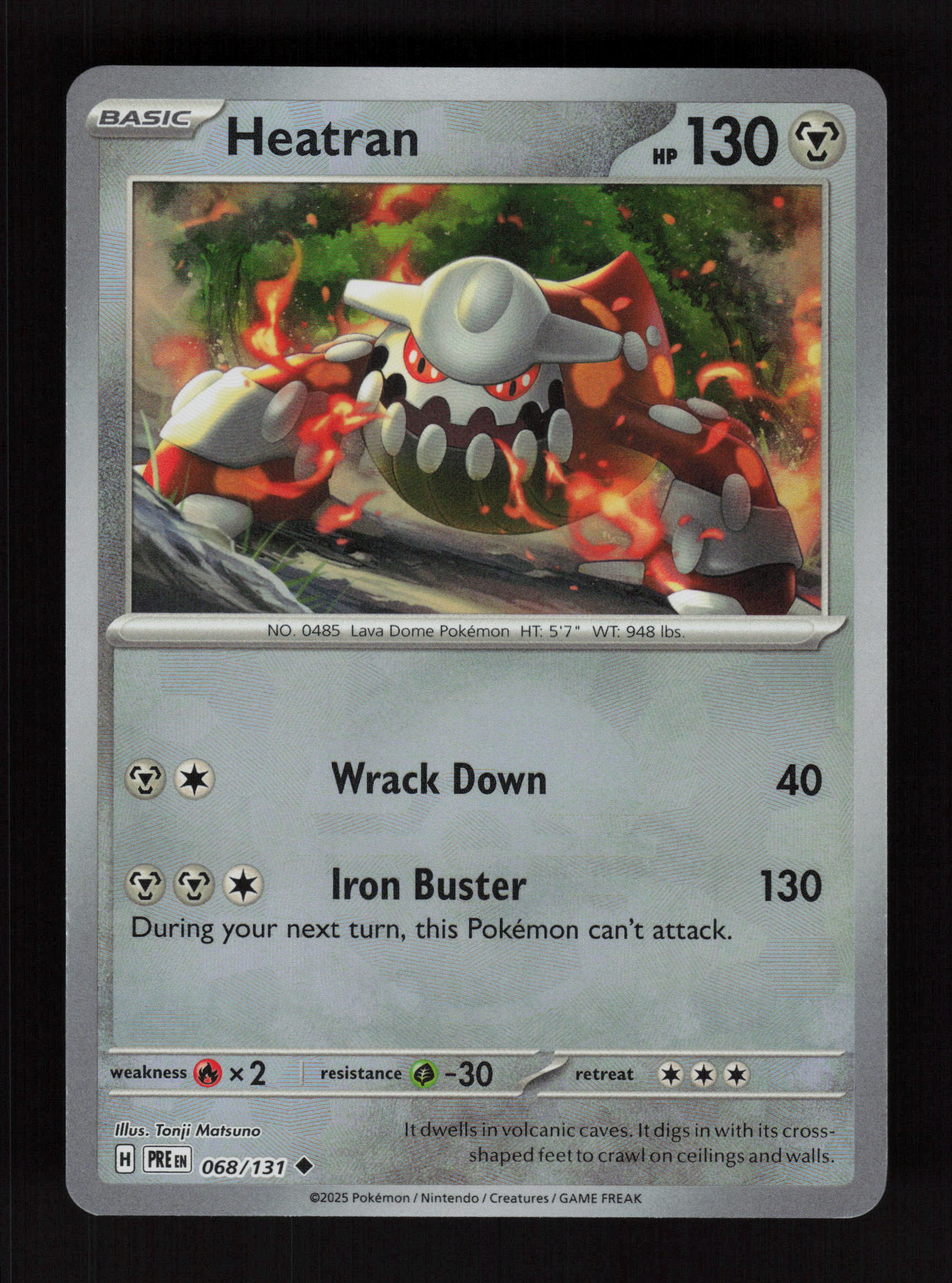 Heatran (Poke Ball Pattern) 068/131 - Uncommon - SV: Prismatic Evolutions