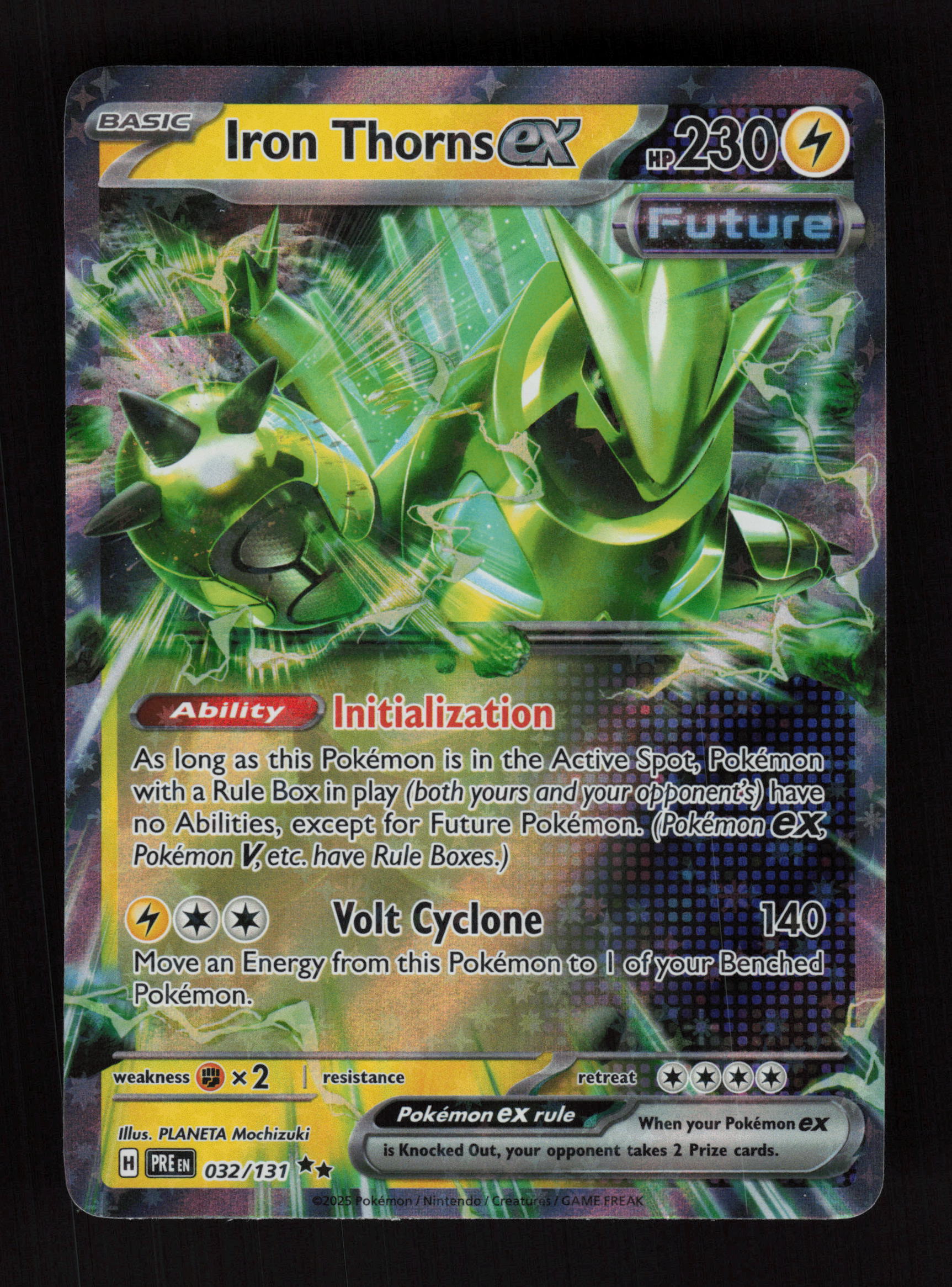 Iron Thorns ex 032/131 - Double Rare - SV: Prismatic Evolutions