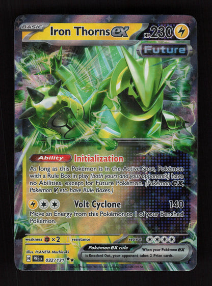 Iron Thorns ex 032/131 - Double Rare - SV: Prismatic Evolutions
