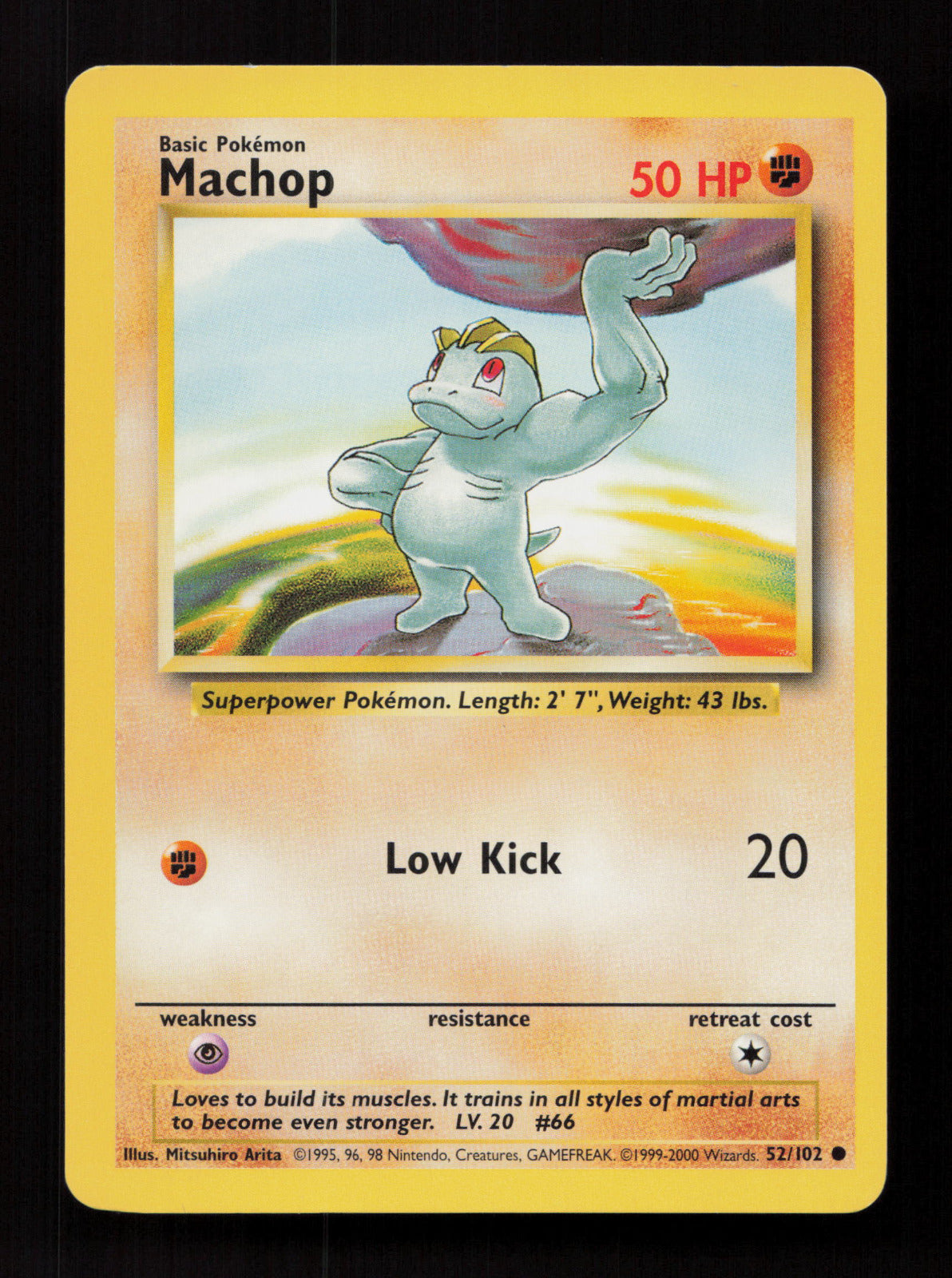 Machop 078/130 - Common - Base Set 