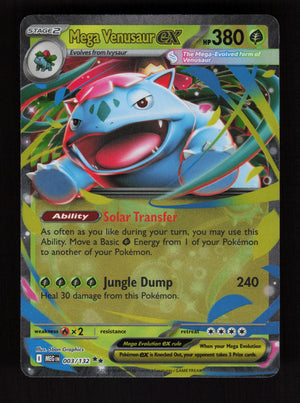 Mega Venusaur ex 003/132 - Double Rare - ME01: Mega Evolution 