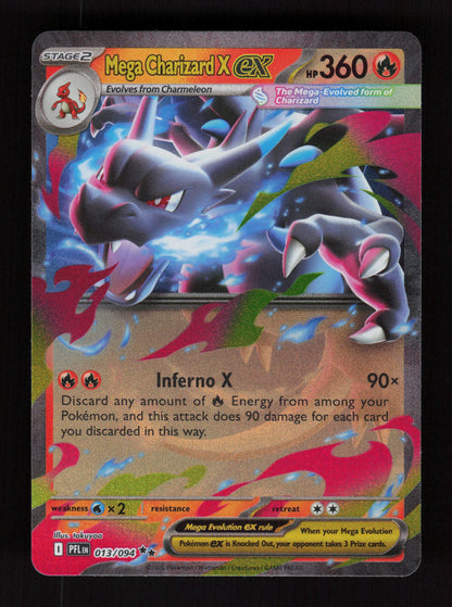 Mega Charizard X ex 013/094 - Double Rare - Phantasmal Flames
