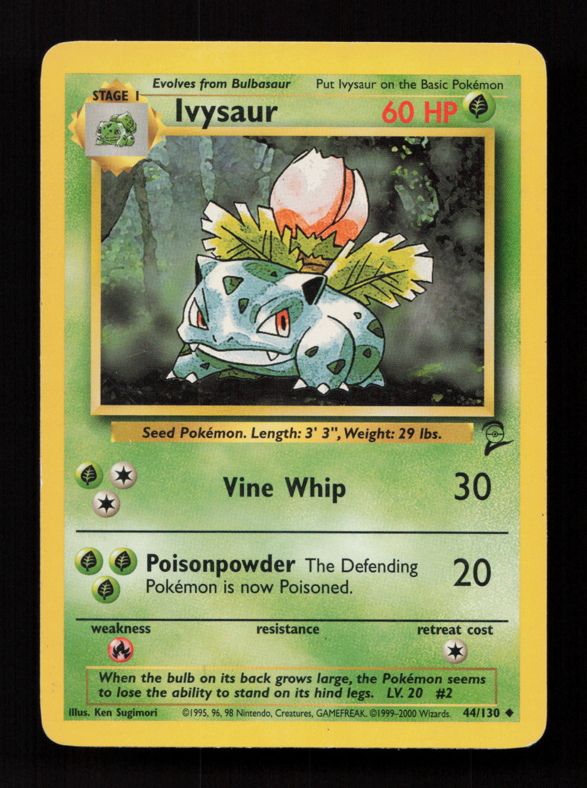 Ivysaur 044/130 - Uncommon - Base Set 2