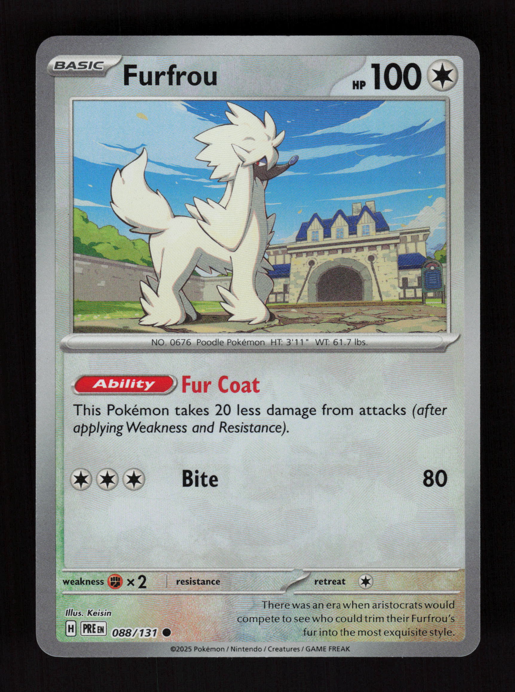 Furfrou (Master Ball Pattern) 088/131 - Common - Prismatic Evolutions