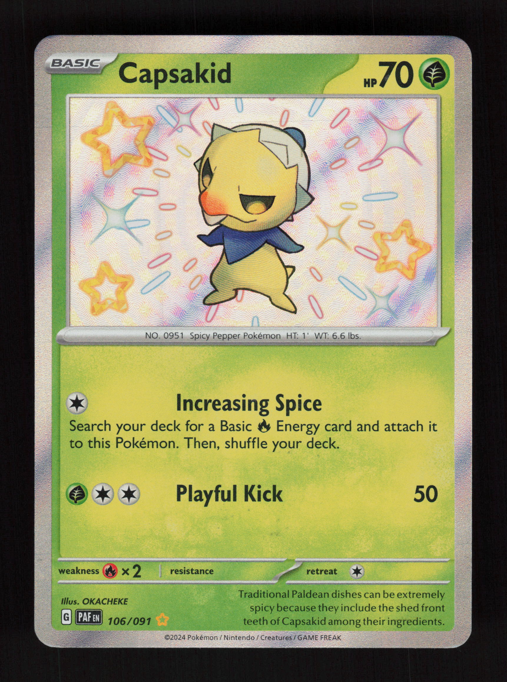 Staryu 118/091 - Shiny Rare - SV: Paldean Fates 