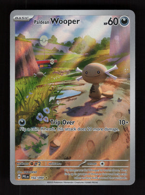 Paldean Wooper 102/094 - Illustration Rare - Phantasmal Flames 