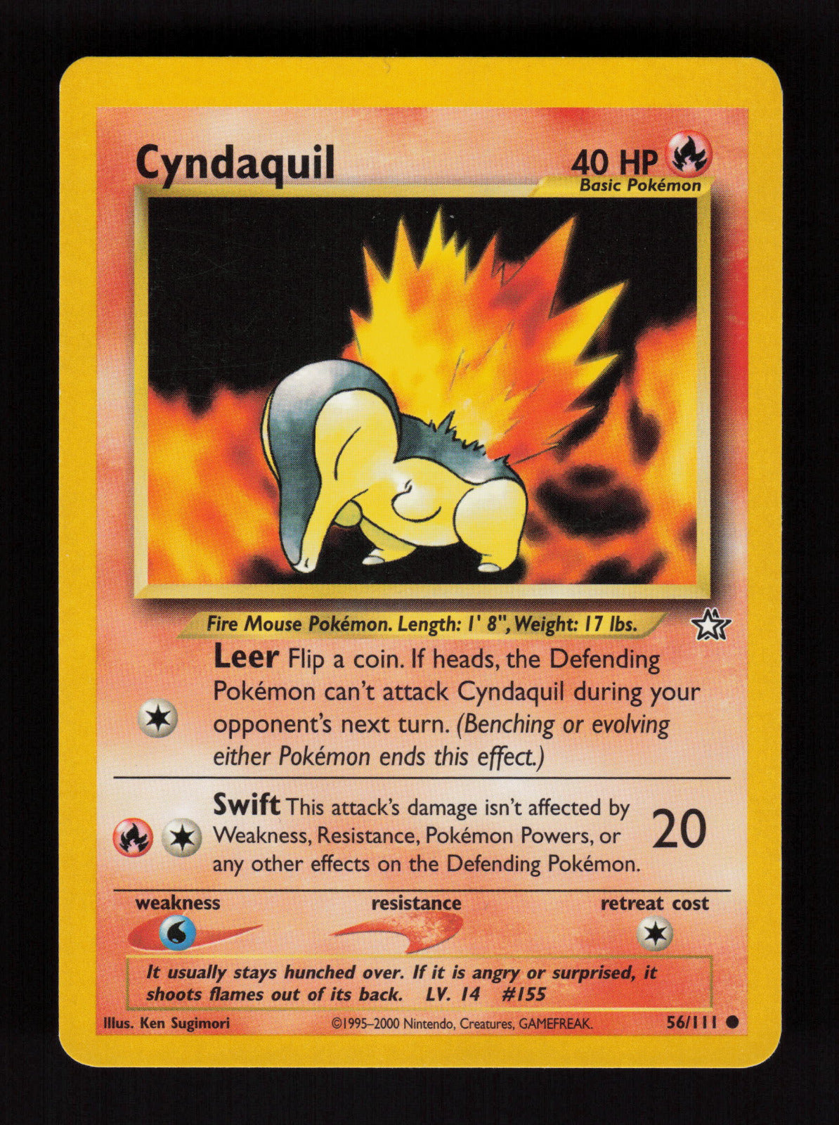 Cyndaquil (56) 056/111 - Common - Neo Genesis