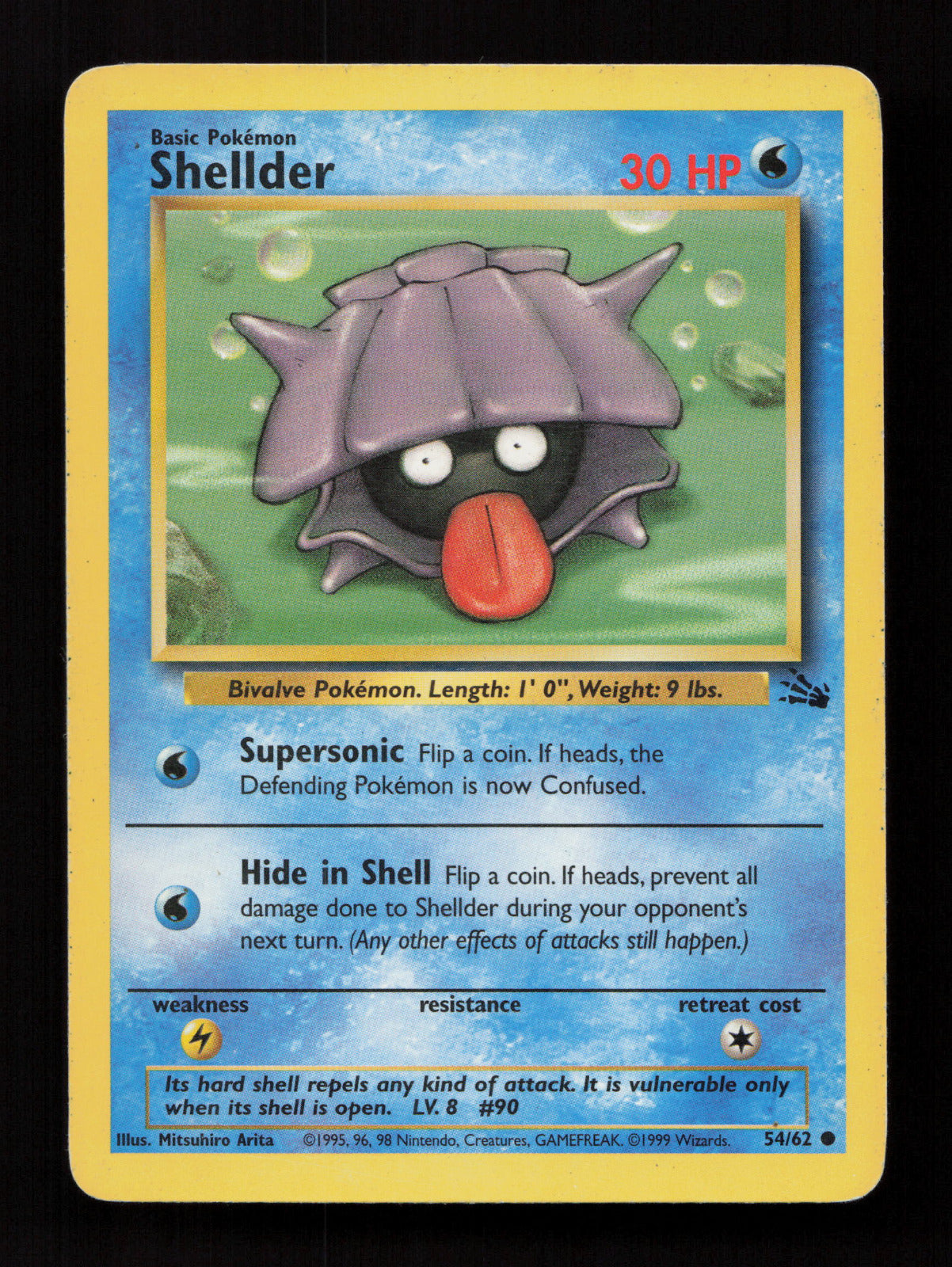 Shellder 54/62 - Common - Fossil