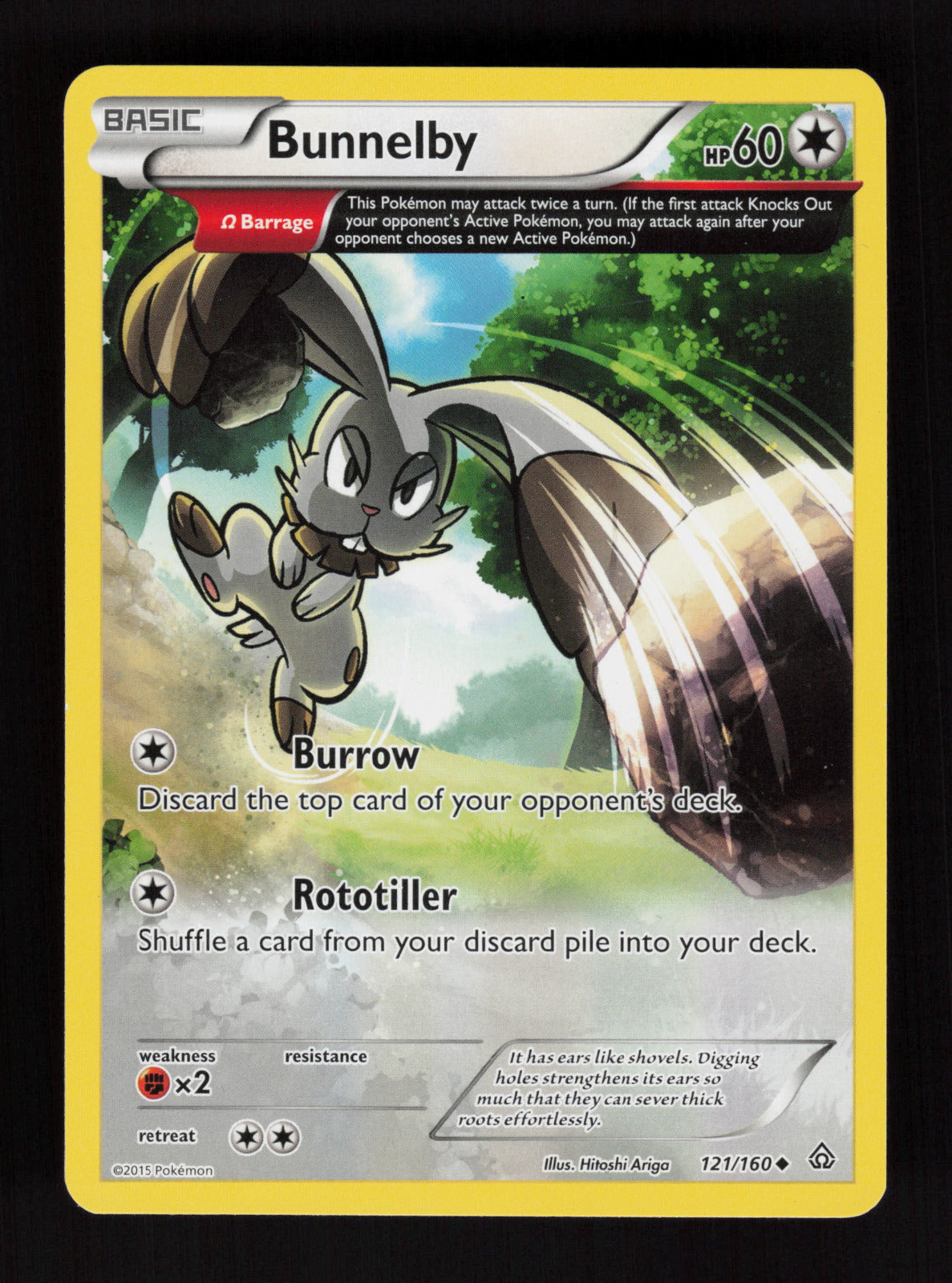 Bunnelby 121/160 - Uncommon - XY - Primal Clash