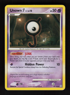 Unown (J) 76/146 - Uncommon - Legends Awakened