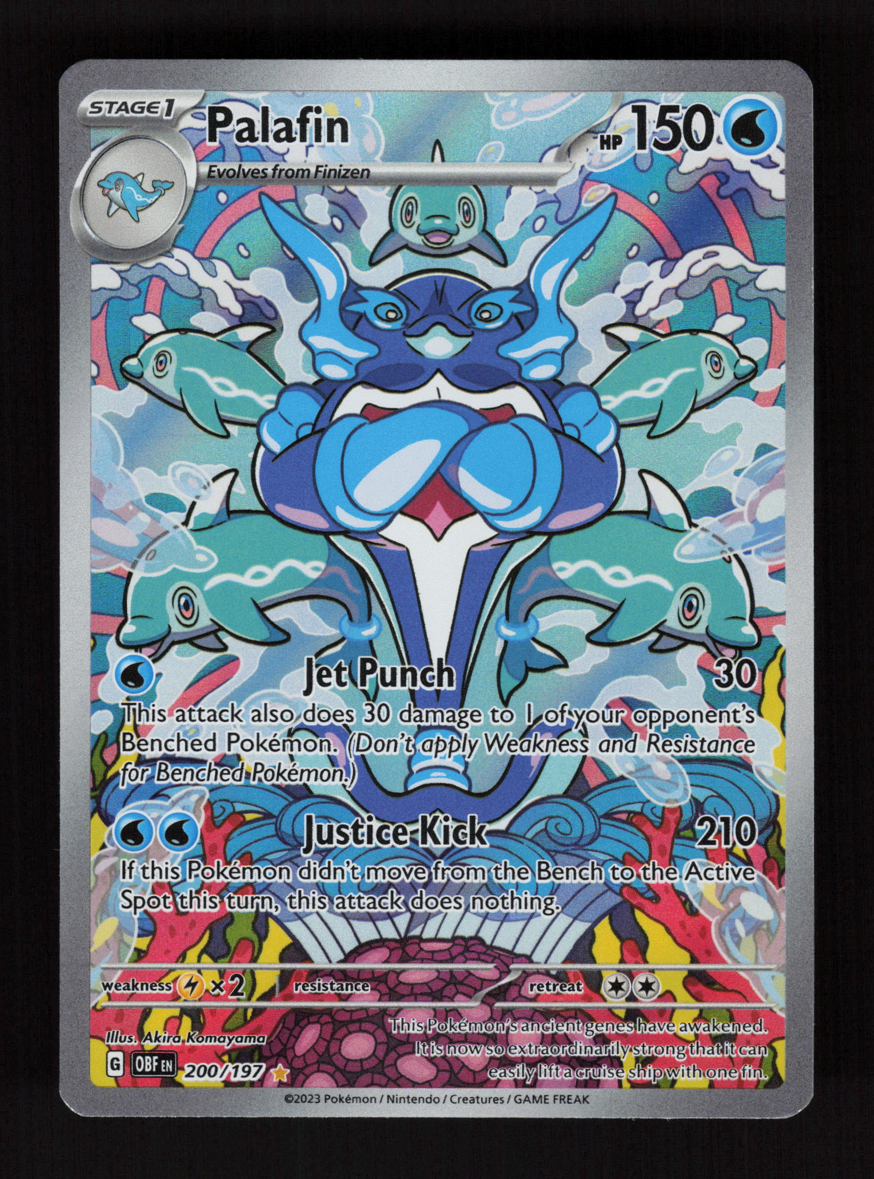 Palafin - 200/197 - Illustration Rare - SV03: Obsidian Flames