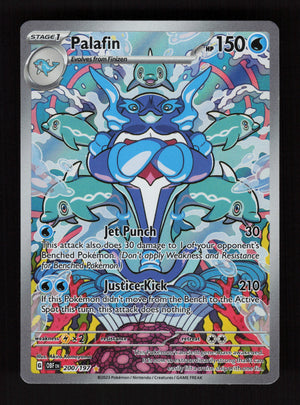 Palafin - 200/197 - Illustration Rare - SV03: Obsidian Flames