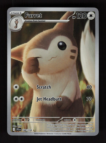 Furret 168/159 - Illustration Rare - Journey Together 