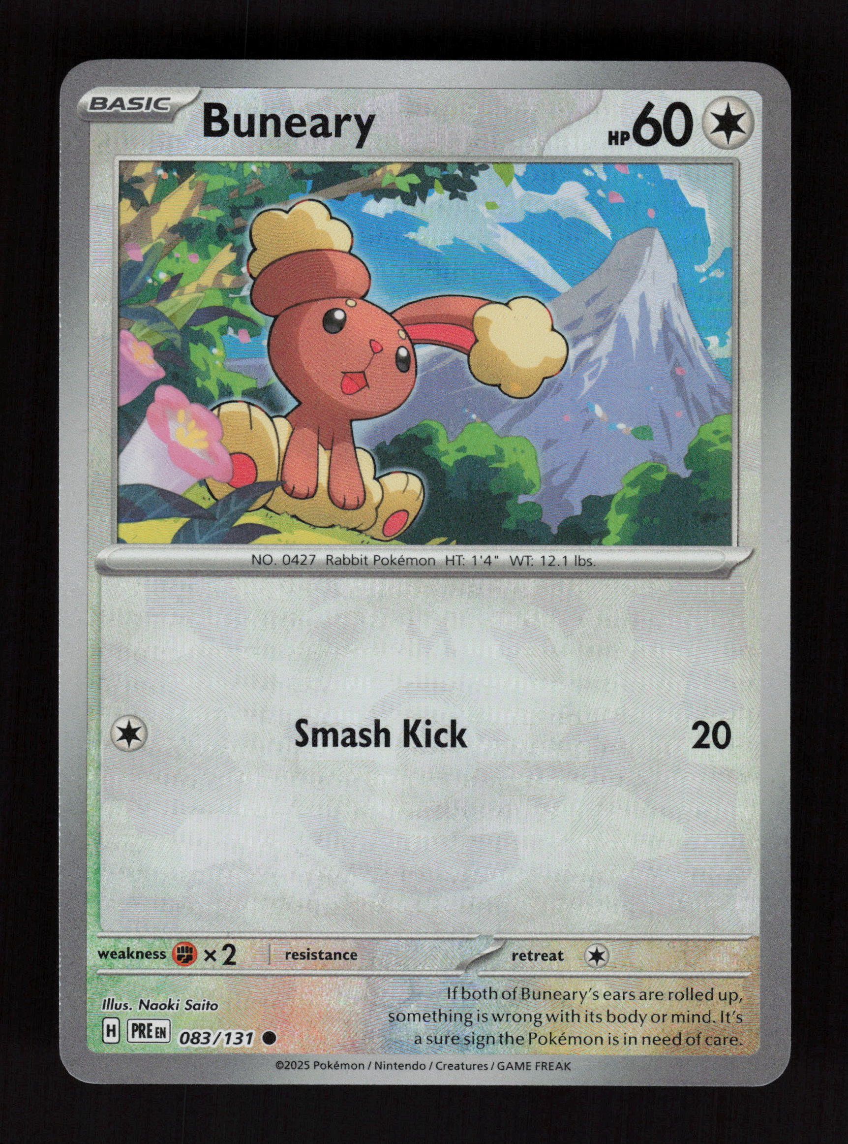 Buneary (Master Ball Pattern) 083/131 - Common - Prismatic Evolutions