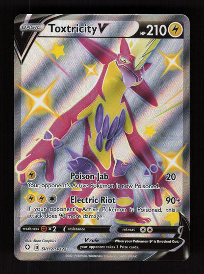 Toxtricity V SV112/SV122 - Shiny Holo Rare - Shining Fates: Shiny Vault