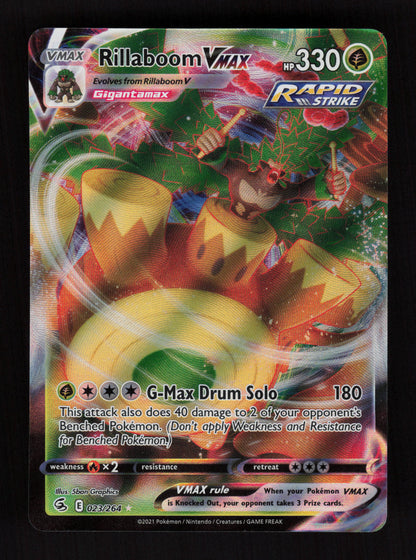 Rillaboom VMAX 023/264 - Ultra Rare - SWSH08: Fusion Strike