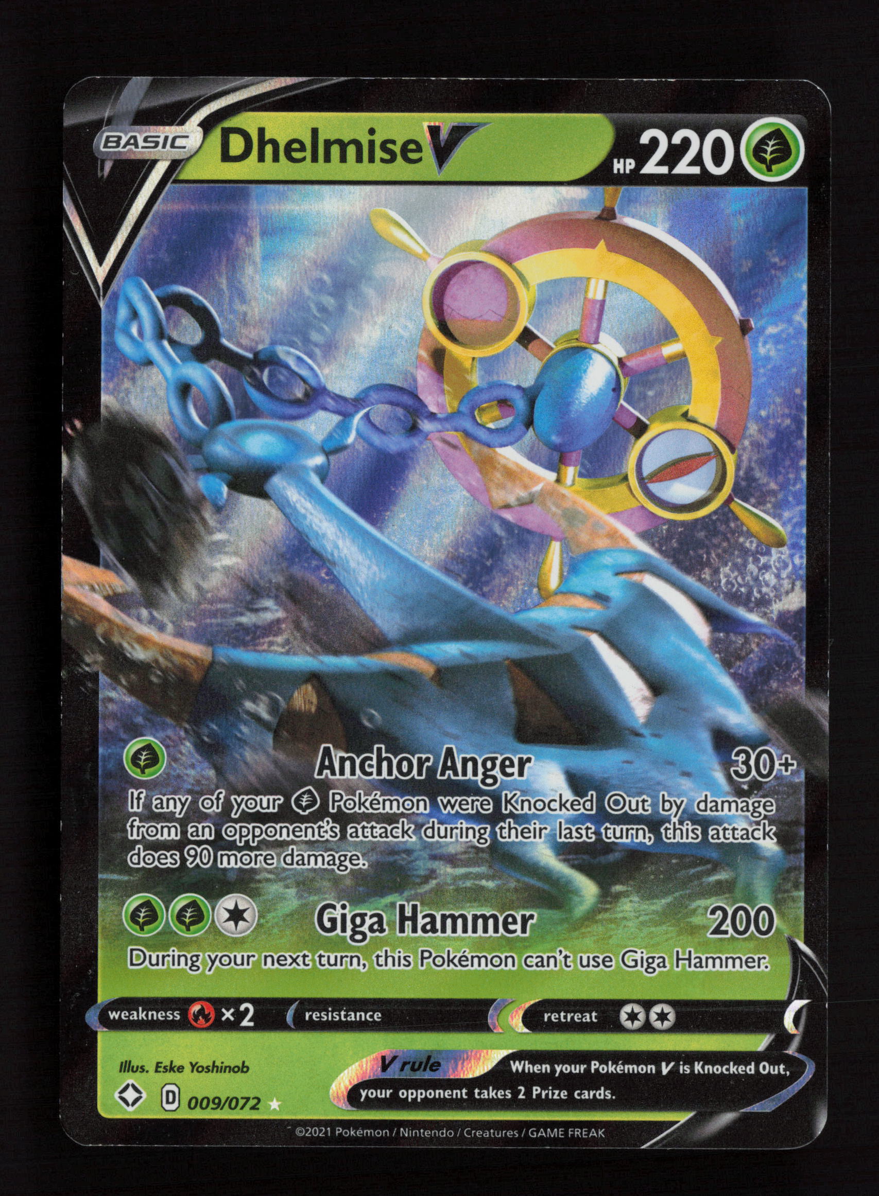 Dhelmise V 009/072 - Ultra Rare - Shining Fates