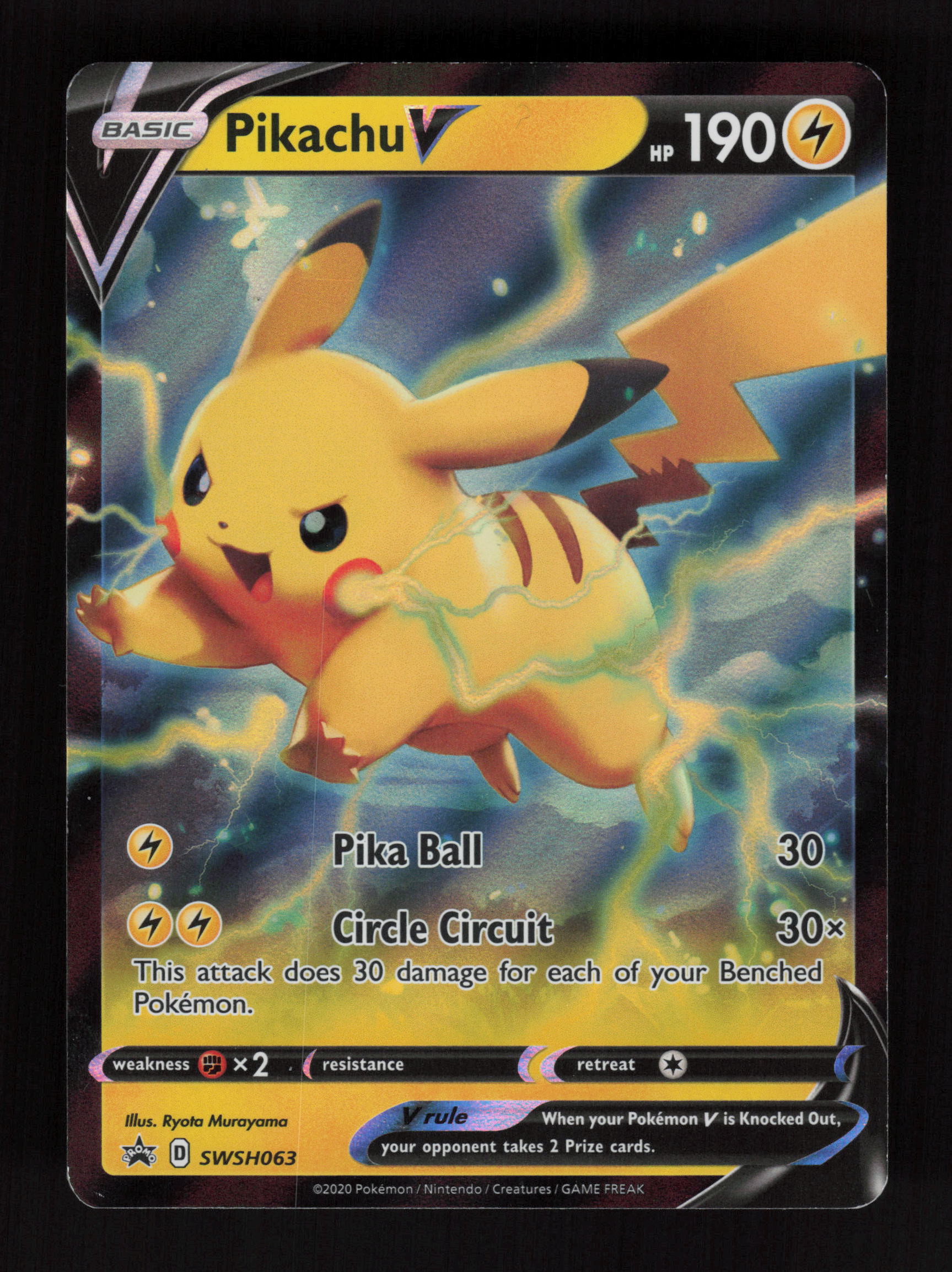 Pikachu V SWSH063 - Promo - SWSH: Sword & Shield Promo Cards