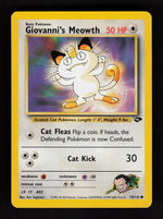 Giovanni's Meowth (74) 074/132 - Common - Gym Challenge