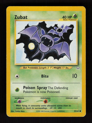 Zubat 59/64 - Common - Neo Revelation