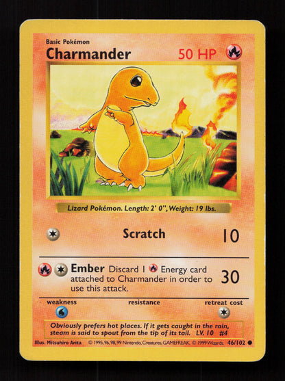 Charmander 046/102 - Common - Base Set (Shadowless)