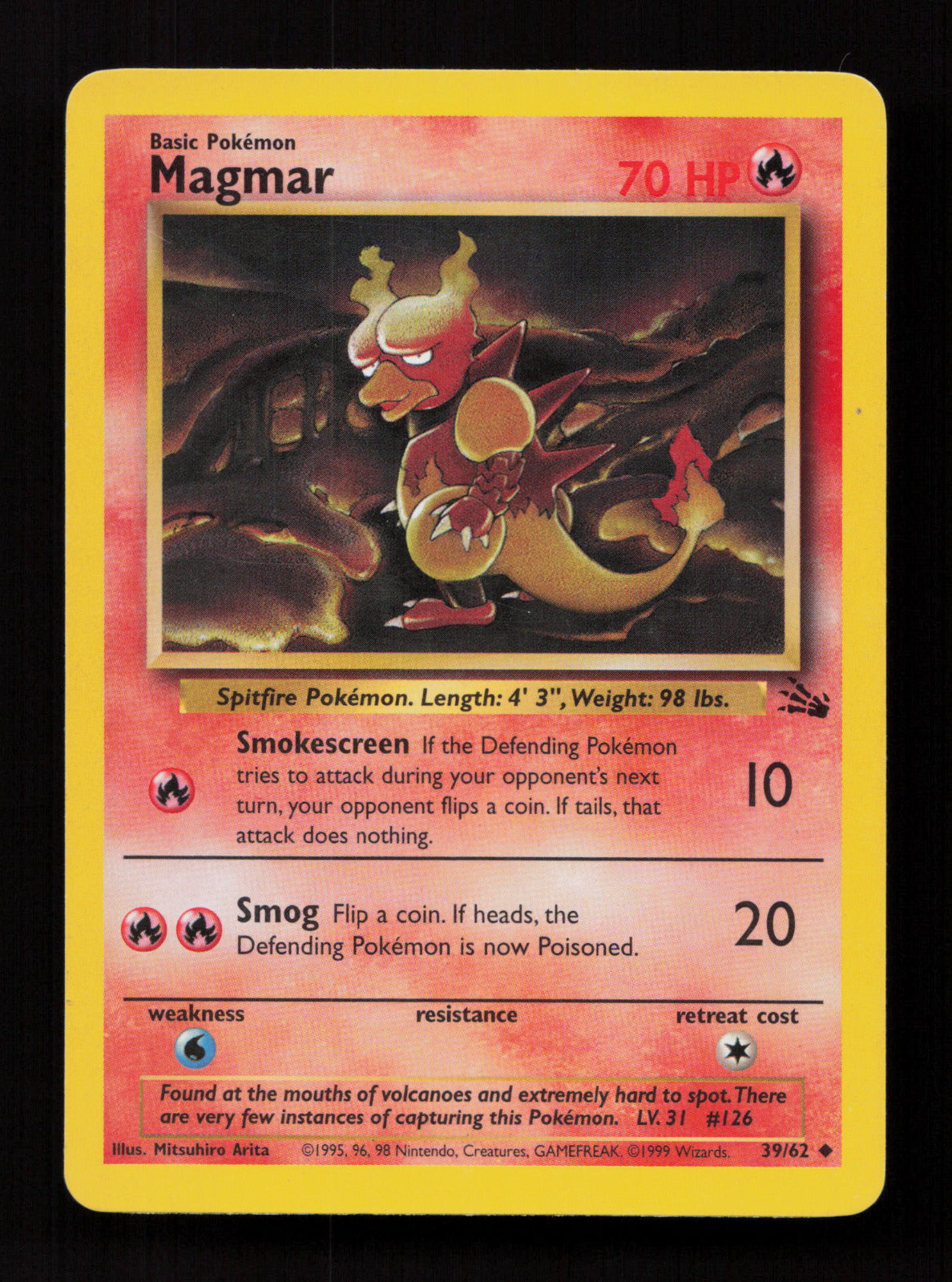 Magmar 39/62 - Uncommon - Fossil