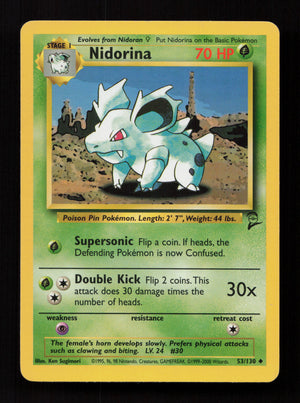 Nidorina 053/130 - Uncommon - Base Set 2