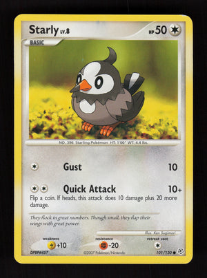 Starly 7/11 - Common - DP Trainer Kit: Manaphy & Lucario 