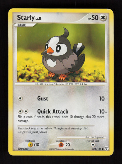 Starly 7/11 - Common - DP Trainer Kit: Manaphy & Lucario 