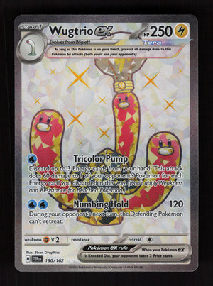 Wugtrio ex 190/162 - Ultra Rare - SV05: Temporal Forces