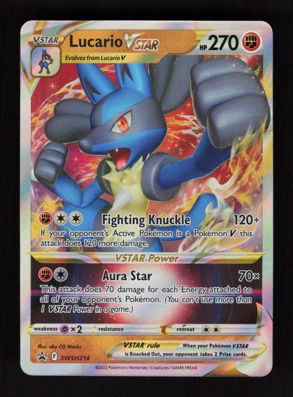 Lucario VSTAR SWSH214 - Promo - SWSH: Sword & Shield Promo Cards 