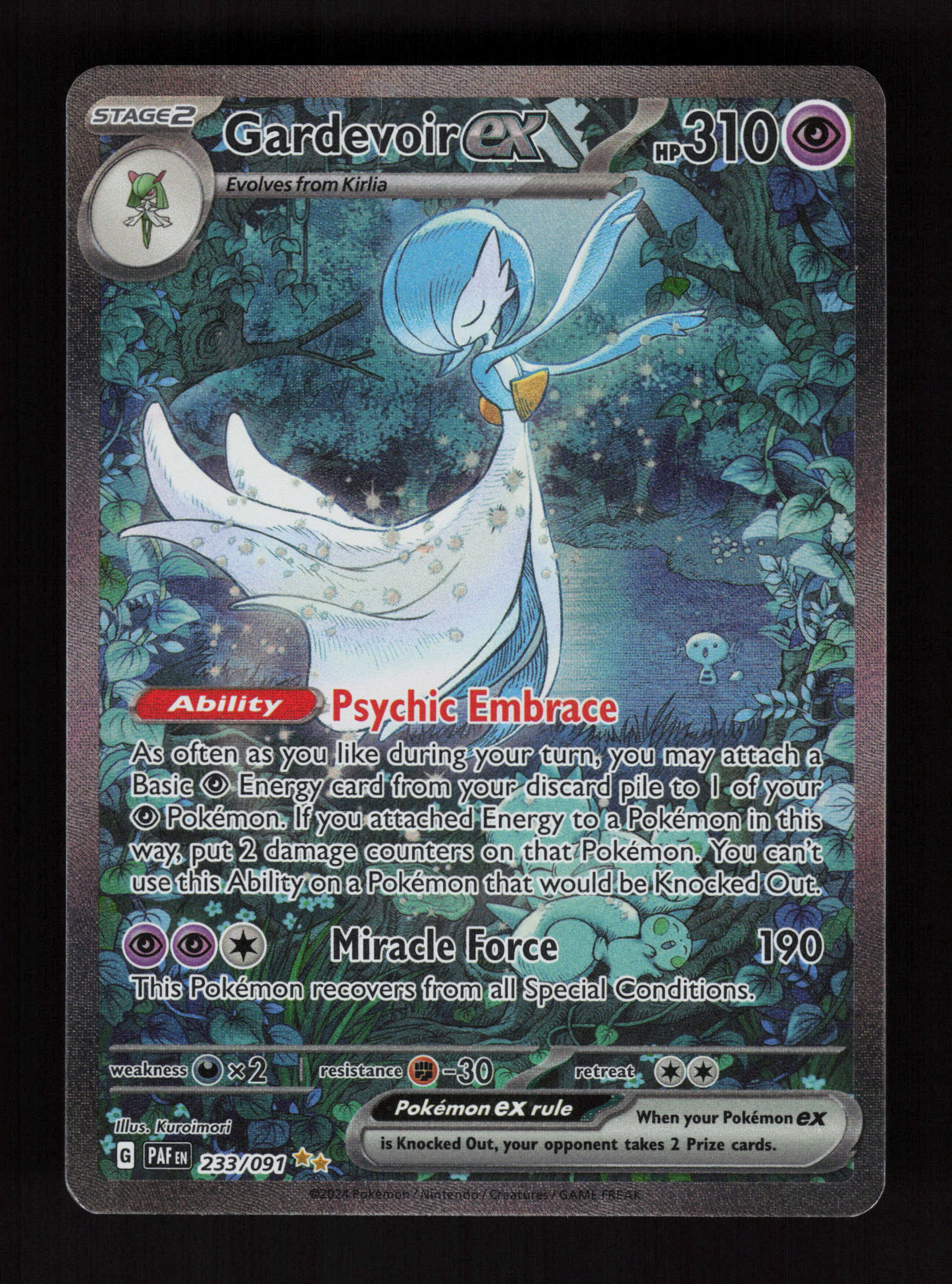 Gardevoir ex 233/091 - Special Illustration Rare - Paldean Fates