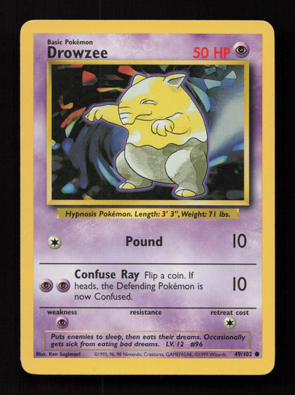 Drowzee 049/102 - Common - Base Set