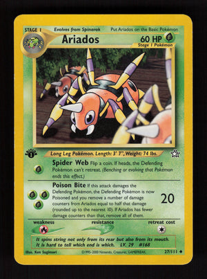 Ariados 027/111 - Uncommon - Neo Genesis