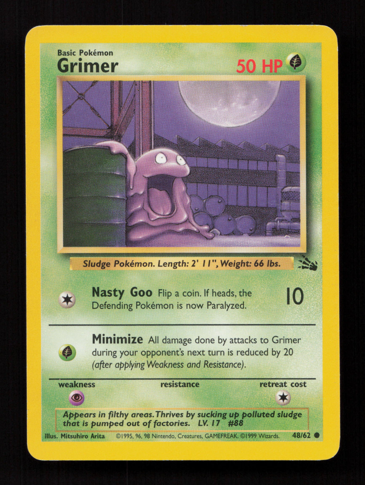 Grimer 48/62 - Common - Fossil