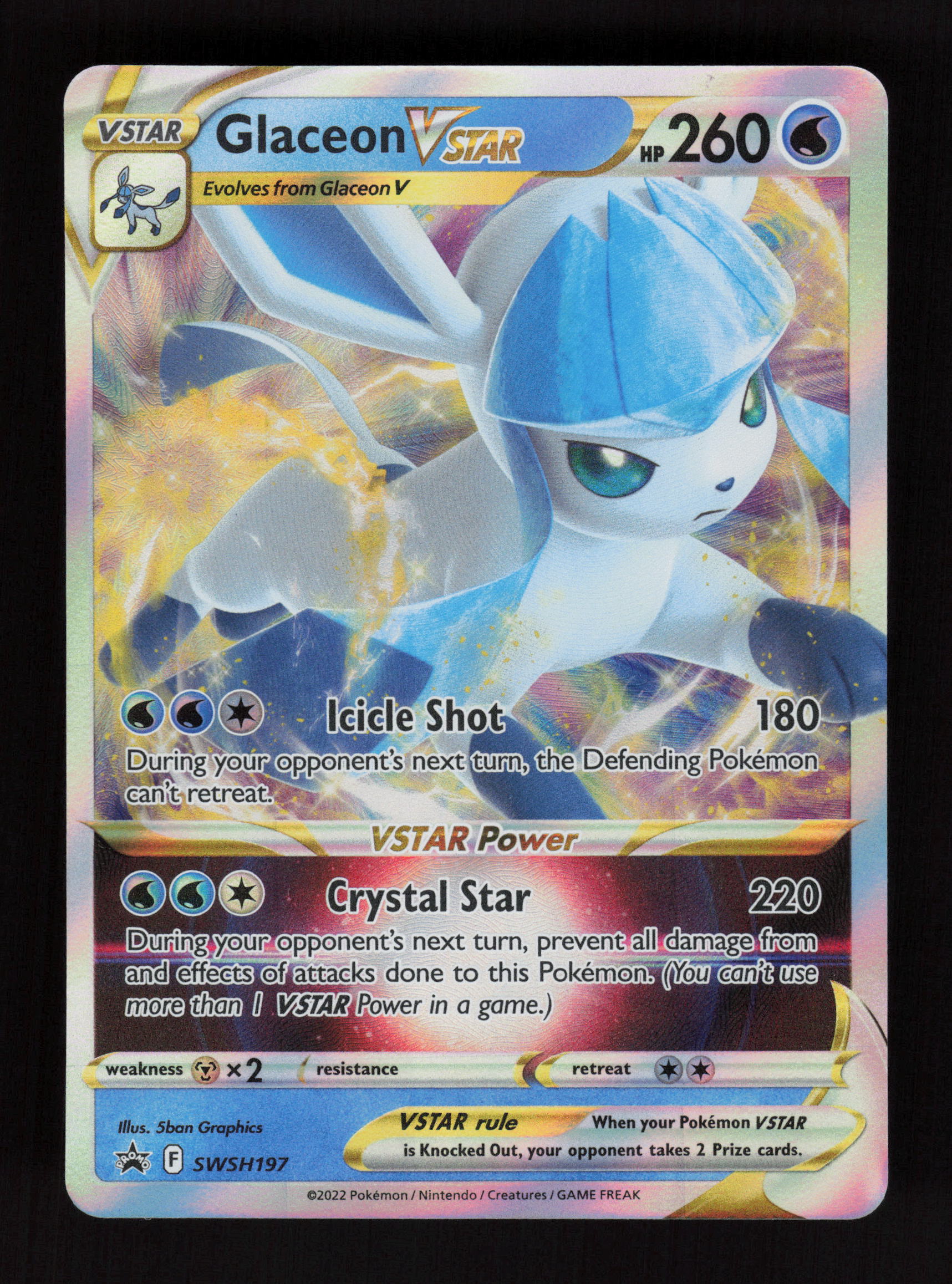 Glaceon VSTAR - Promo SWSH: Sword & Shield Promo Cards SWSH197 NM
