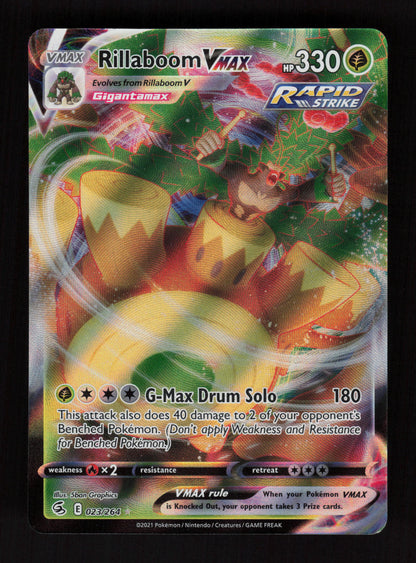 Rillaboom VMAX 023/264 - Ultra Rare - SWSH08: Fusion Strike