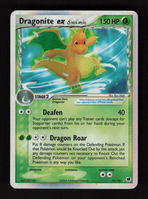 Dragonite ex (Delta Species) 91/101 - Ultra Rare - Dragon Frontiers