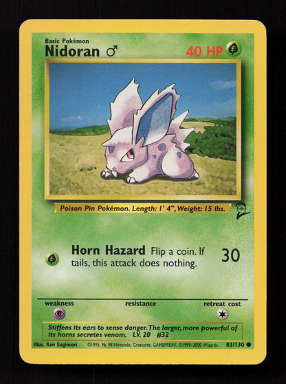 Nidoran M 083/130 - Common - Base Set 2
